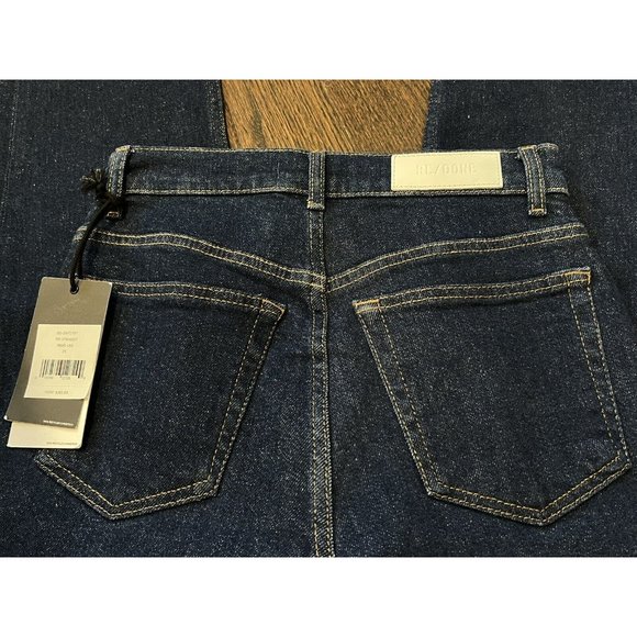 NWT RE/DONE Stretch 70s Straight Rigid Lake Blue Jeans Size 25 $265 - Picture 9 of 9
